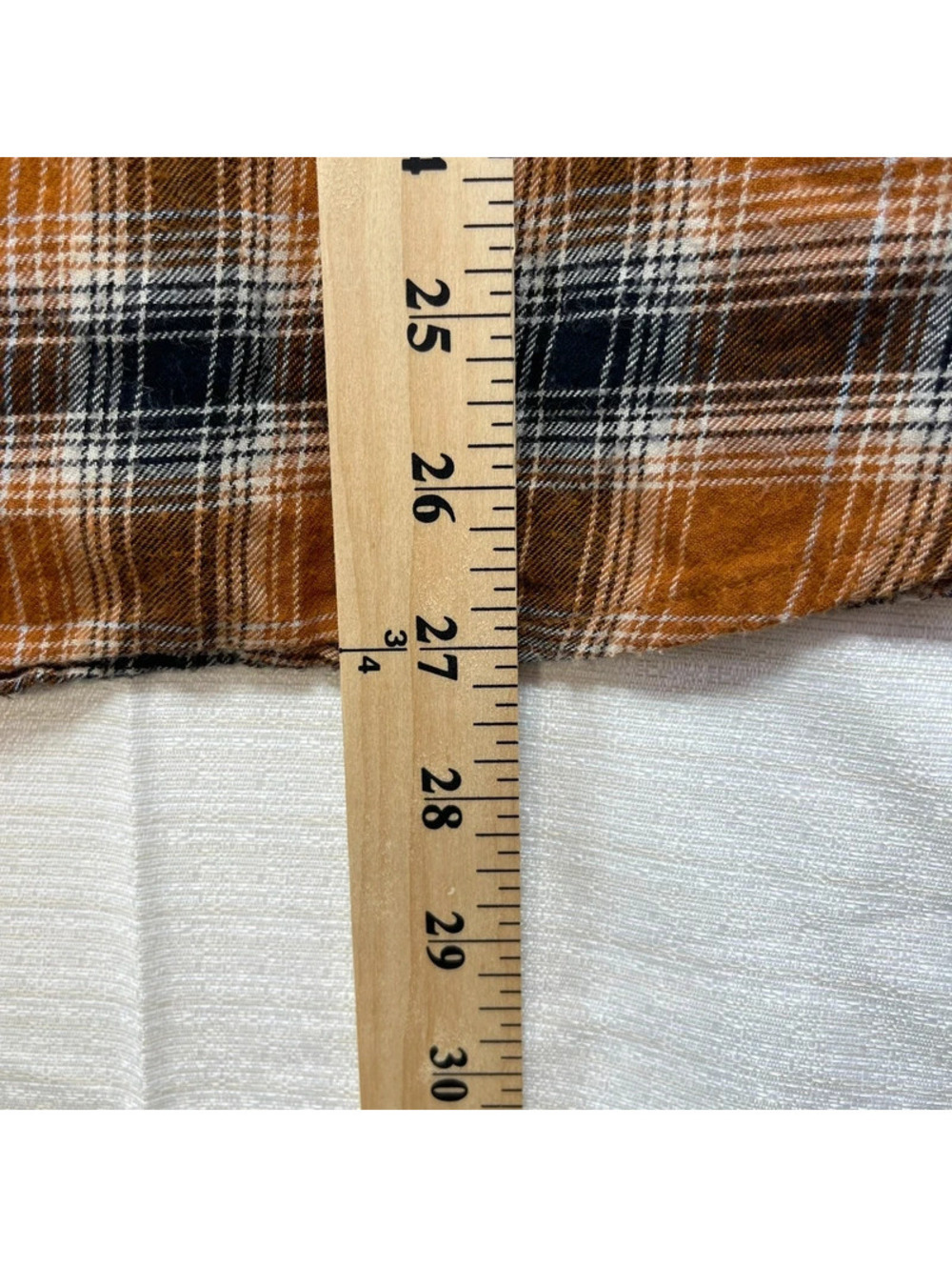 Levi's Women's Plaid Button Front Shirt Brown Black 100% Cotton Small - Picture 7 of 7